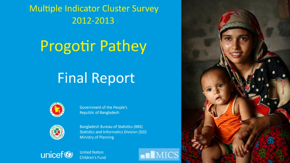 Bangladesh Multiple Indicator Cluster Survey (MICS 2012-13))