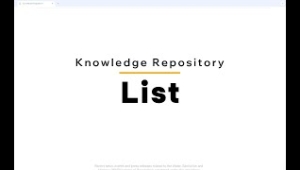 Knowledge Repository | List