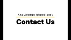 Knowledge Repository | Contact
