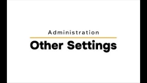 Other Settings | Admin Panel | Bdwashdata | Adminstration