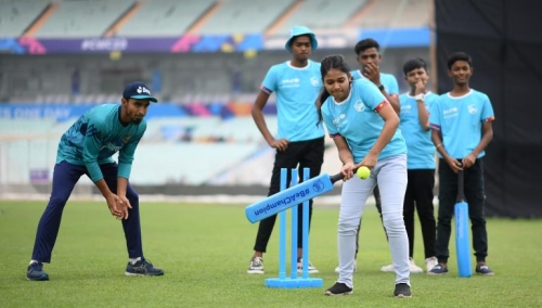 UNICEF and ICC partner with 10 cricket teams during the World Cup to inspire girls and boys to avail equal opportunities in play and life