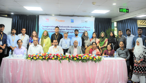 icddr,b, B-SCAN to initiate WASH assessment for people with disabilities, older people