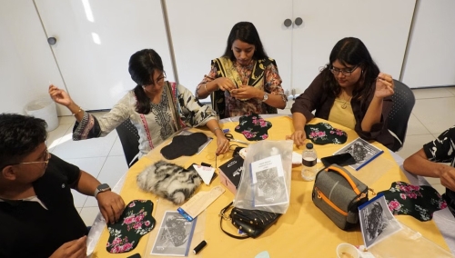 Empowering change: Shaathi marks Menstrual Hygiene Day 2023 with reusable pad-making workshop